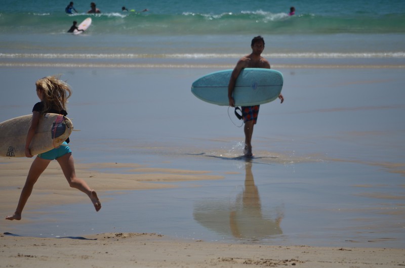 Na surfu začínají děti dost brzy, viděla jsem i 5leté dítko