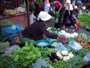 Vegies at the market