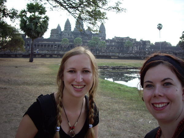 Us in front of Angkor Wat