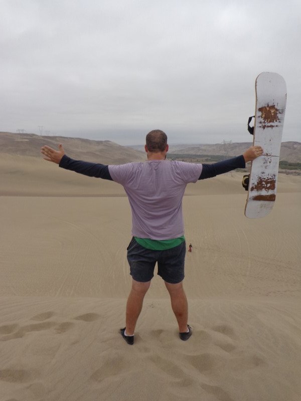 Sand boarding, Nazca