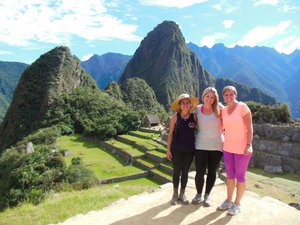 Machu Picchu with our French friend 