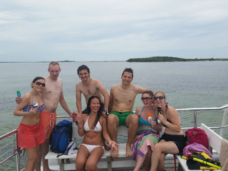 snorkelling crew