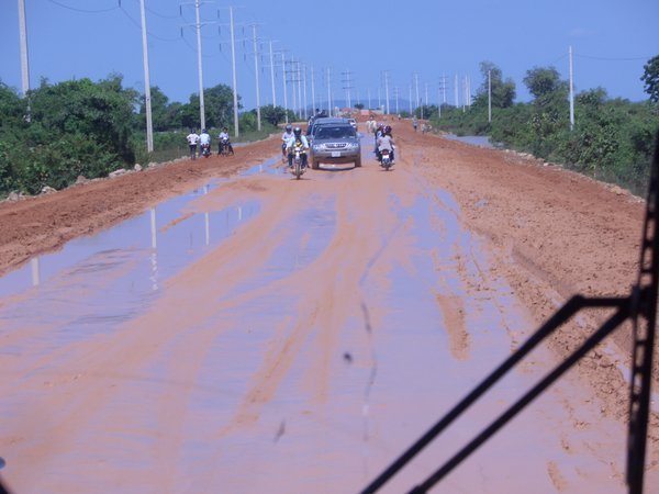 ON THE "ROAD" FROM SIEM REAP TO THE THAI BORDER