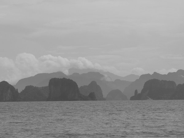 VIEW FROM KOH YAO NOI EAST TO KRABI MAINLAND