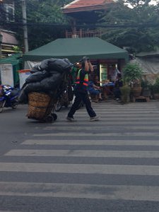 Bin man in Bangkok