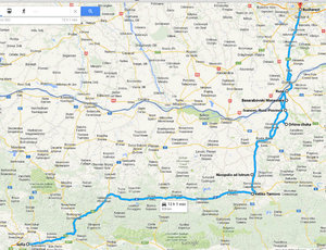 Route to Sofia