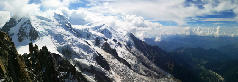 Mont Blanc glacier