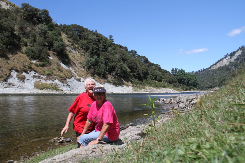 Friends by the Whanganui River