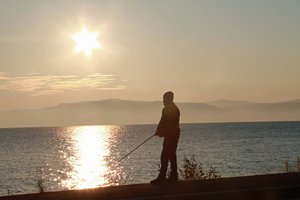 Fishing on Lake Baikal