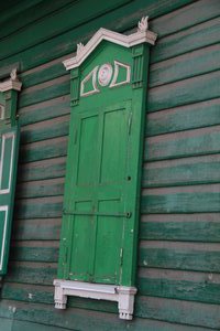wooden shutters Irkutsk