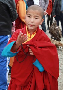 Young Buddhist in Ulaanbaatar (UB)