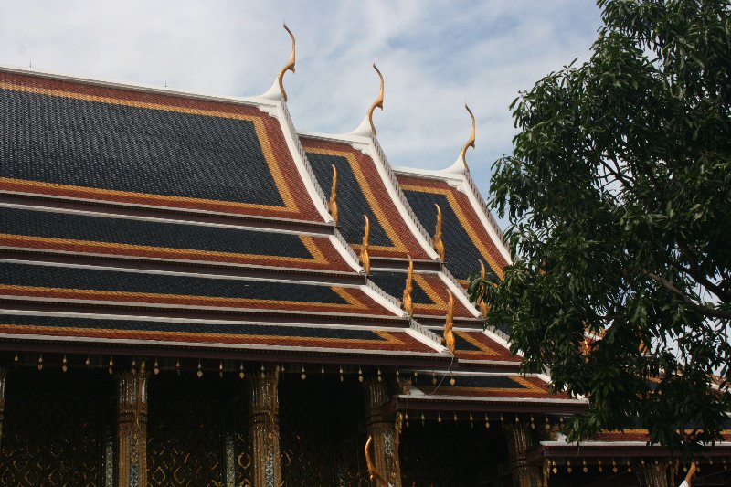 Cool looking temple rooftop