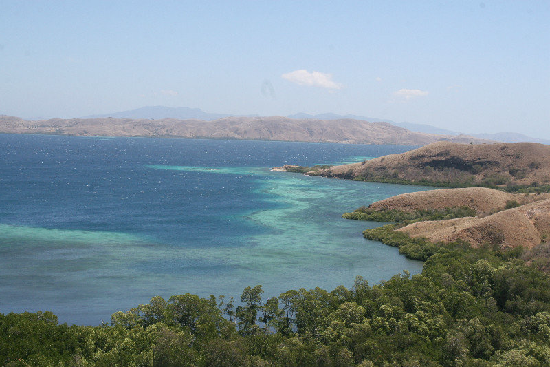 View of the bay from Rinca Island