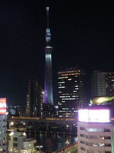 Tokyo's Skytree @ night