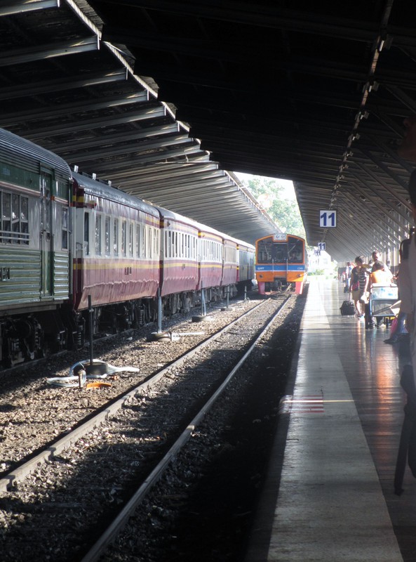 Train journey to Ayutthaya