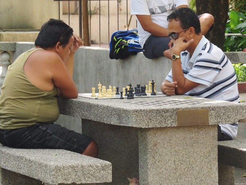 Game of chess in Rizal park