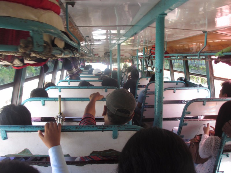 The local bus back from the Chocolate hills