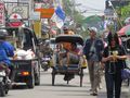 The busy side streets of Yogyakarta