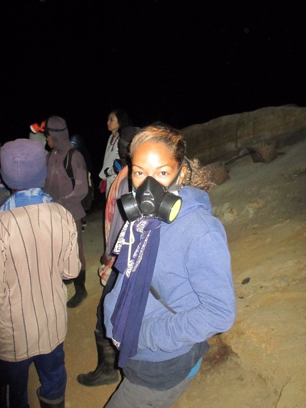 P getting ready to enter Ijen