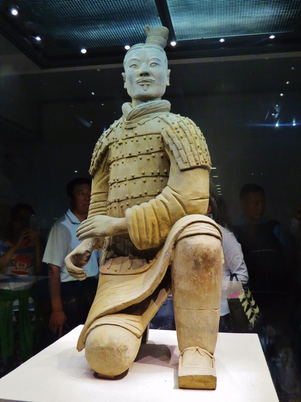 Warrior in the museum