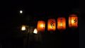 Lanterns and the moon