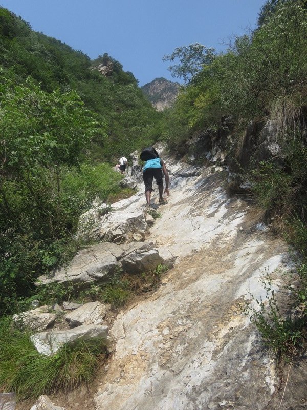 On the right path to the Jiankou section