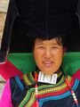 Lady in traditional Naxi clothing