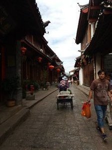 The quaint streets of Lijiang