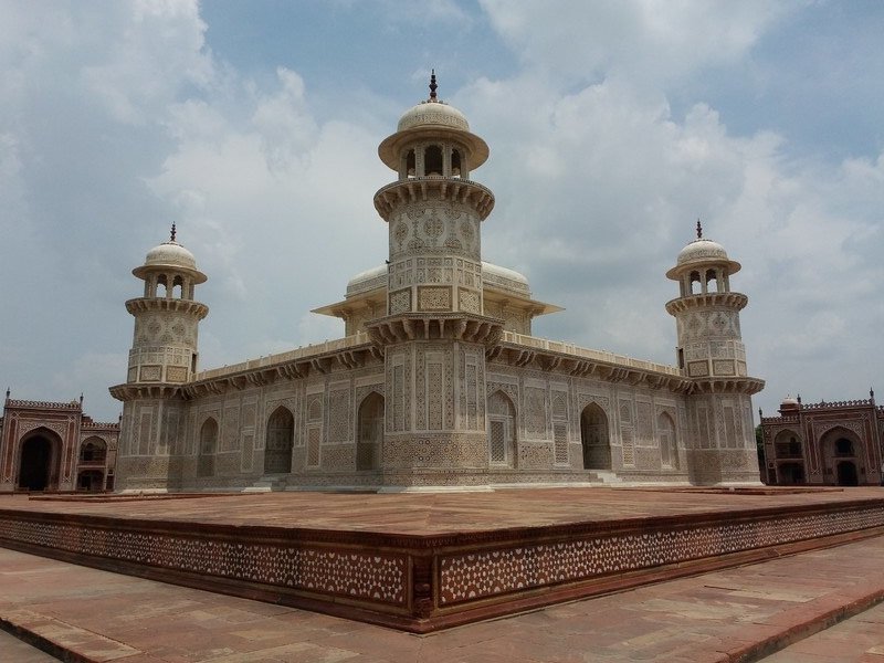 The intricately carved 'Baby Taj'