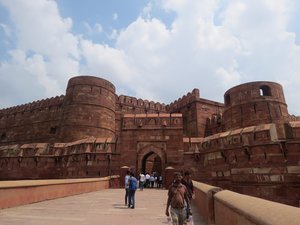 Impressive Agra fort