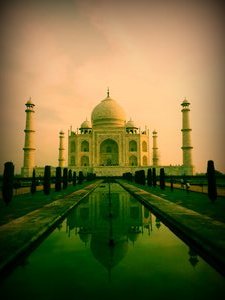 Taj Mahal and its gardens
