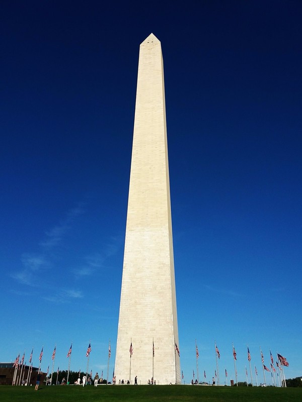 Washington memorial standing tall