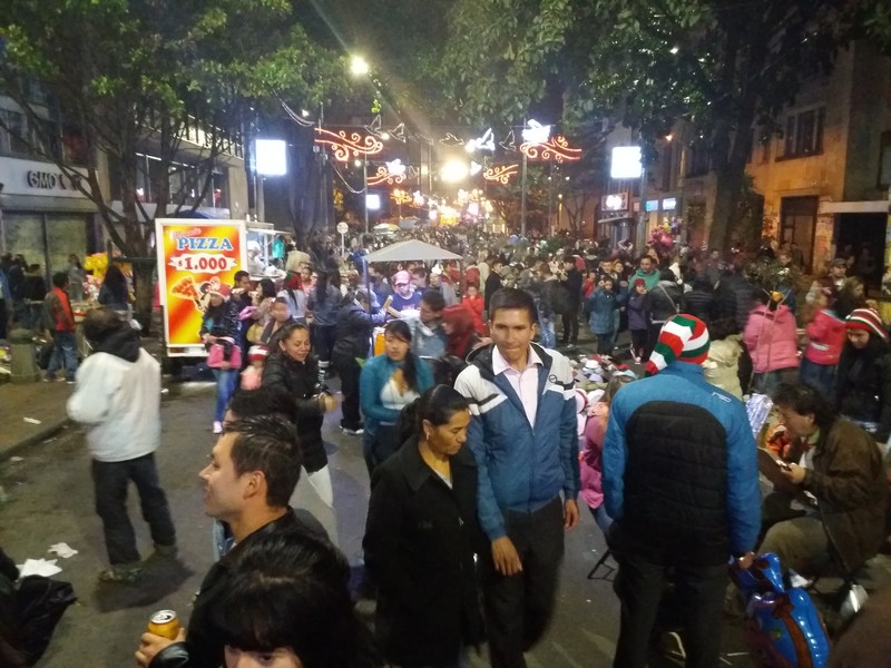 Bustling markets of Bogota