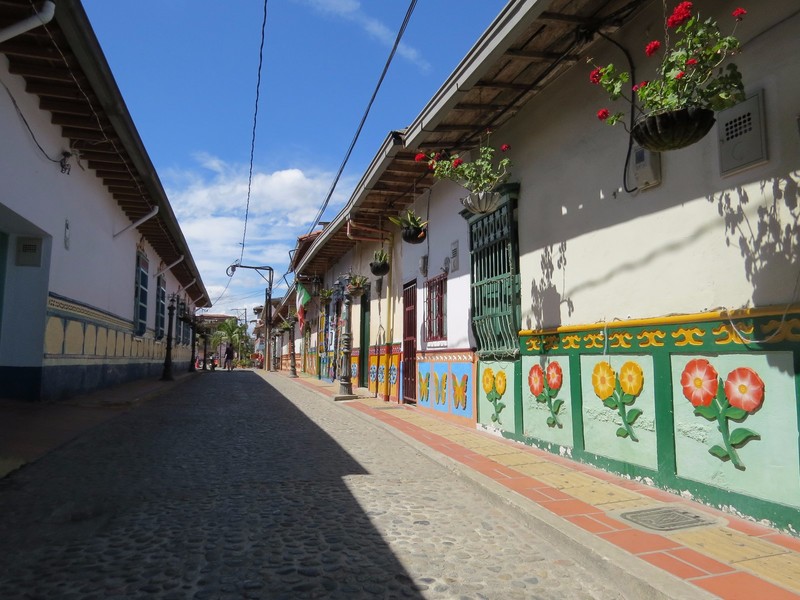 The quaint streets of Guatape
