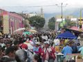 The packed streets of Pasto