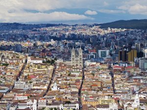 The urban metropolis of Quito