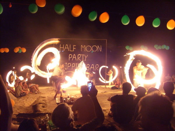 Half Moon Fire Show