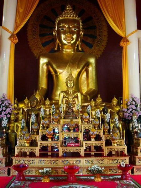 Inside Buddist Temple.