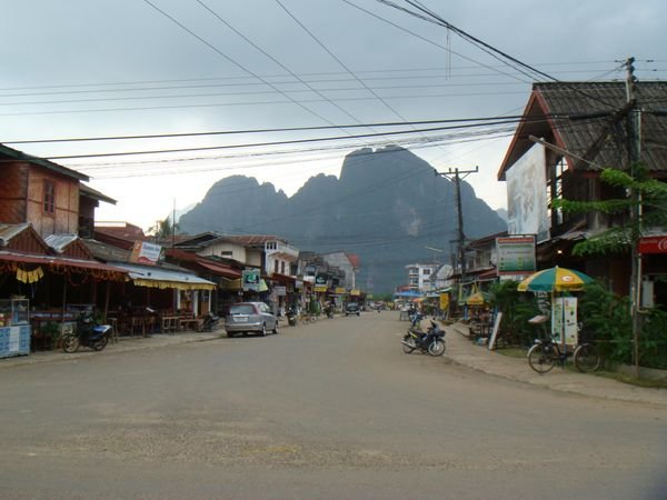 Streets of Vang Vieng