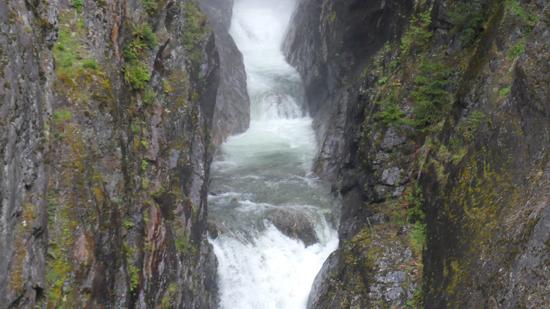 Close up of Gorge Creek Falls