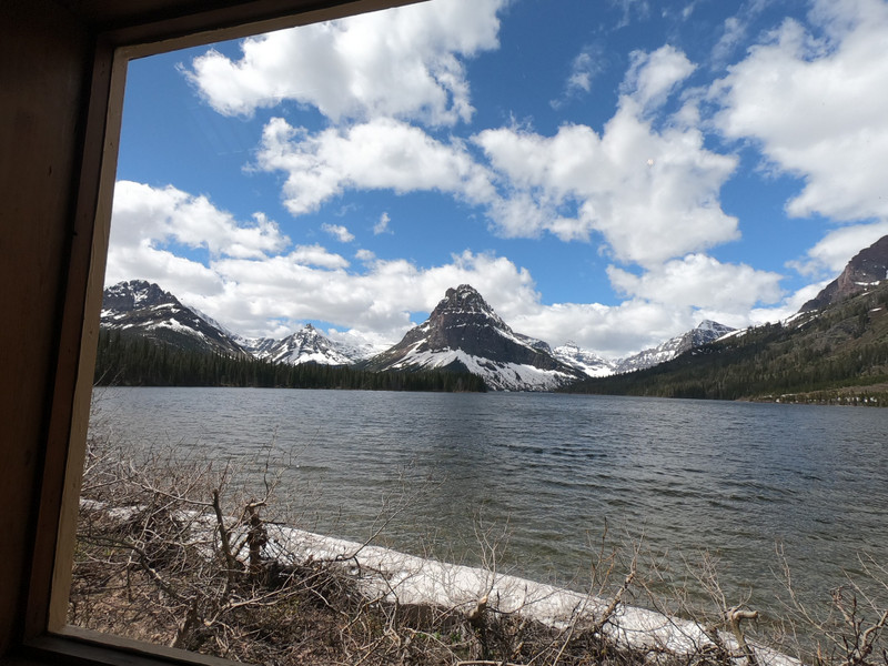 View from Cafe at East Glacier
