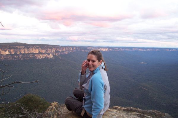 On the phone to Becca at Sublime Point!
