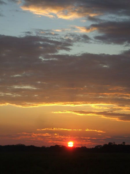 Sunrise over the Amazon Basin