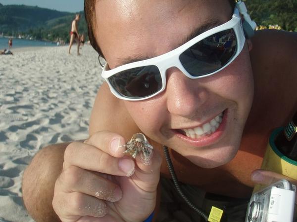 Corey and the Hermit crab