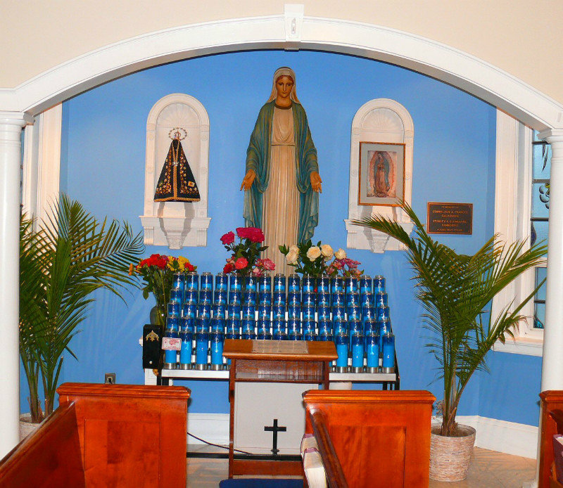 a side altar