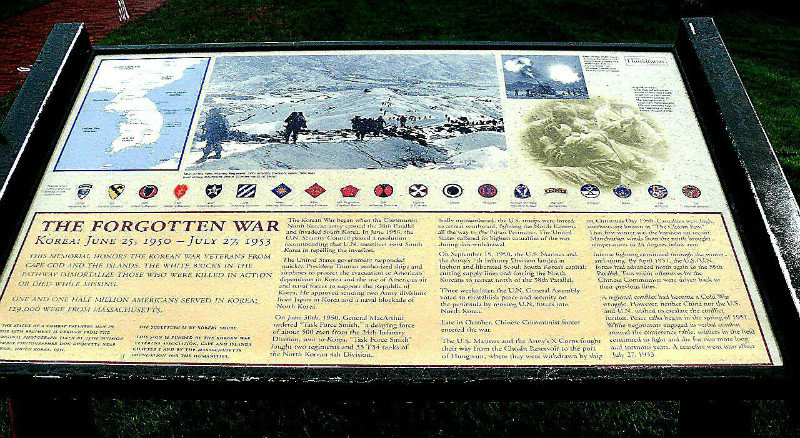 Korean War plaque