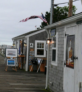 artists' studios on the Provincetown pier