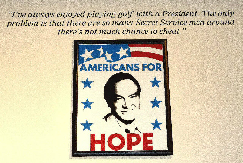 Bob Hope,probably golf's most famous ambassador