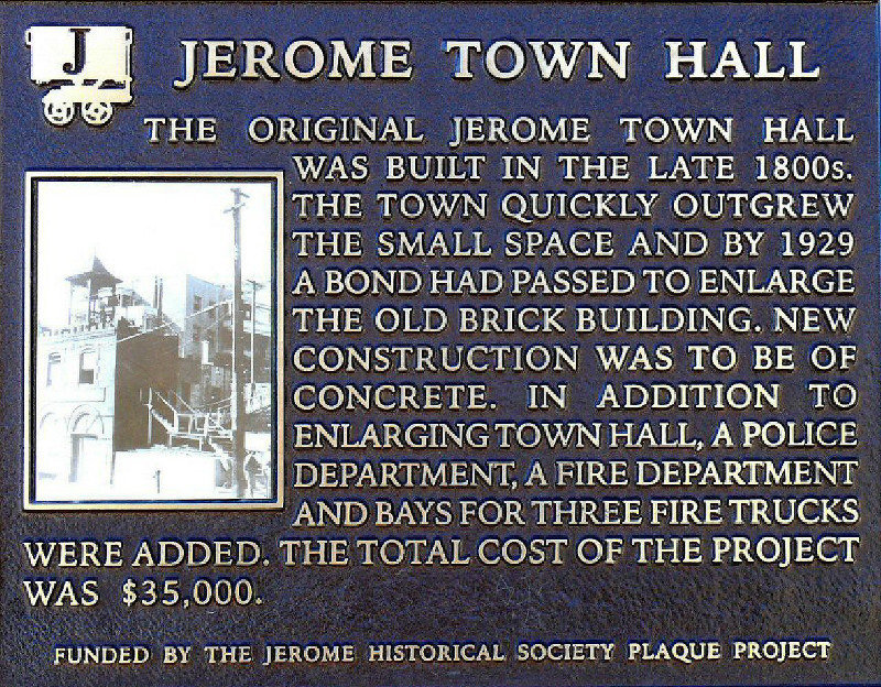 Town Hall plaque