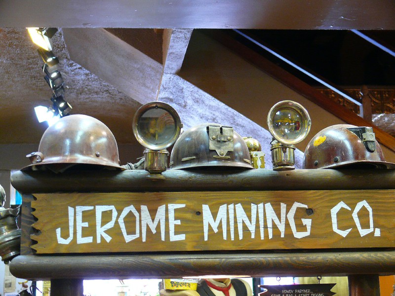miners' helmets